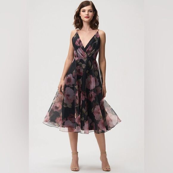 New Jenny Yoo Sabrina Black - Picture 3 of 8